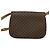 Céline Borsa a spalla in tela Macadam CELINE in pelle PVC marrone oro Auth 112874 D'oro - vista 2