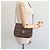 Céline Borsa a spalla in tela Macadam CELINE in pelle PVC marrone oro Auth 112874 D'oro - vista 24