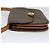 Céline Borsa a spalla in tela Macadam CELINE in pelle PVC marrone oro Auth 112874 D'oro - vista 3