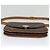 Céline Borsa a spalla in tela Macadam CELINE in pelle PVC marrone oro Auth 112874 D'oro - vista 5