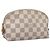 LOUIS VUITTON Pochette Cosmetica Damier Azur PM N60024 LV Auth EC298