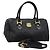 Borsa a mano MCM Vicetos Logogram in PVC 2 vie nera e oro Auth JB035 Nero D'oro