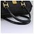 Borsa a mano MCM Vicetos Logogram in PVC 2 vie nera e oro Auth JB035 Nero D'oro - vista 7