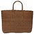 FENDI Strohhandschuh Raffia Braun Auth mr1096 - Ansicht 2