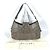Bulgari Borsa a spalla in pelle grigia Bvlgari Marrone - vista 3