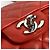 Chanel Rote Lammleder Schultertasche - Ansicht 8