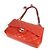 Chanel Rote Lammleder Schultertasche - Ansicht 9
