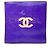 Borsa a spalla in vinile viola Chanel Porpora - vista 2