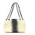 Borsa a catena trapuntata Chanel CC Coco Mark Bianco - vista 2