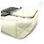 Borsa a catena trapuntata Chanel CC Coco Mark Bianco - vista 4