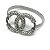 Bracciale charm in strass Chanel Coco Mark CC - vista 3