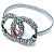 Bracciale charm in strass Chanel Coco Mark CC - vista 5