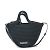 Borsa a spalla in nylon nero e pelle di agnello Balenciaga