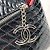 Clutch in pelle verniciata nera Chanel Nero - vista 8