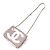 Chanel CC Coco Mark Flap Pochette Bag White Red - view 12