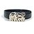 Cartier Elephant Buckle Leather Belt