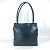 Timeless Chanel Vintage CC Coco Mark Schultertasche Marineblau - Ansicht 2