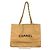 Chanel Vintage Canvas Schultertasche Schwarz Beige - Ansicht 2