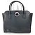 Bulgari Borsa Bvlgari Alba - Tote in pelle nera con tracolla Nero