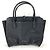 Bulgari Borsa Bvlgari Alba - Tote in pelle nera con tracolla Nero - vista 2