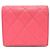Billetera bi-fold Chanel rosa - vista 2