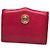 Vintage Givenchy Leather Card Holder Red