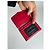 Vintage Givenchy Leather Card Holder Red - view 3