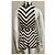 Diane Von Furstenberg Schwarzer und weißer Seidenstrick-Cardigan mit Gürtel DvF Lilo - Ansicht 3