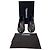 Timeless Schwarze Leder-Pumps mit CC-Kettendetail von Chanel - Ansicht 3