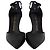 Stuart Weitzman Stuart 85 Riemchenpumps aus schwarzem Kalbsleder - Ansicht 2