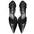 Stuart Weitzman Stuart 85 Riemchenpumps aus schwarzem Kalbsleder - Ansicht 6