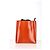 Borsa tote piccola Marni Museo in pelle arancione - vista 11