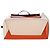 Borsa tote piccola Marni Museo in pelle arancione - vista 4