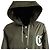 Edge Céline Veste à capuche avec logo Celine en polyamide vert - vue 4