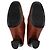 Las mules de tacón Adela de The Row en cuero marrón Castaño Roja - vista 6