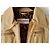 DOLCE & GABBANA CHAQUETA DE CUERO CON EFECTO DESGASTADO. Beige - vista 3