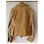 DOLCE & GABBANA CHAQUETA DE CUERO CON EFECTO DESGASTADO. Beige - vista 4