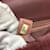 Borsa 2WAY Chanel Boa Coco Handle Rosso Bordò  - vista 17
