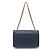 Timeless Borsa a Spalla Chanel Matelassé Double Flap 2.55 Blu navy - vista 2