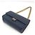 Timeless Borsa a Spalla Chanel Matelassé Double Flap 2.55 Blu navy - vista 5