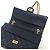 Timeless Borsa a Spalla Chanel Matelassé Double Flap 2.55 Blu navy - vista 9