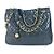 Borsa a spalla trapuntata vintage Chanel Nero D'oro - vista 2