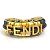 Borsa Clutch Fendi Nano Fendigraphy Fendace - vista 7