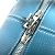 Hermès Sac à main épaule Hermes Victoria 35 Bleu - vue 10