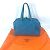Hermès Sac à main épaule Hermes Victoria 35 Bleu - vue 11