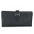 Hermès Cartera larga de cuero Epsom Hermes Negro