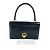 Hermès Hermes Vintage Ring Handtasche Schwarz