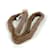 Chanel Fur CC Coco Mark Neck Strap Brown Golden  - view 3