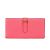 Hermès Portefeuille long bi-fold en cuir Epsom rose Hermes