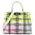 Fendi Peekaboo Handbag Brown Red Beige Leather  ref.2106644